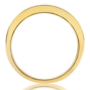 Choose in 14 Karat, 18 Karat or Platinum Gold Diamond Half Eternity Ring