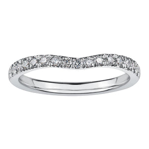 Choose in 14 Karat, 18 Karat or Platinum White Gold Half Eternity Diamond Wedding Ring