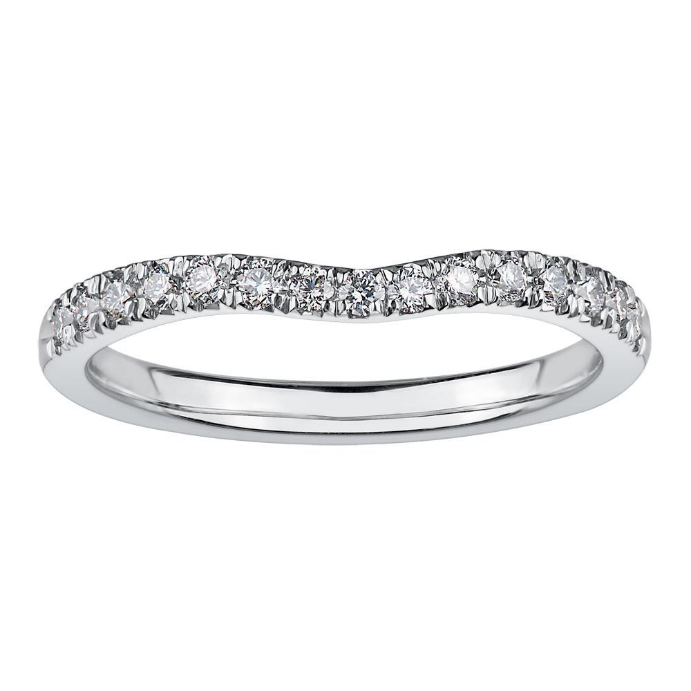 Choose in 14 Karat, 18 Karat or Platinum White Gold Half Eternity Diamond Wedding Ring