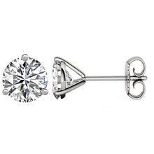 14 KARAT WHITE GOLD 3-PRONG ROUND 0.75 C.T.W