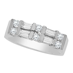 Classic Wedding Engagement Ring - Choose 14k, 18k or Platinum