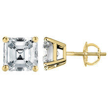 14 KARAT YELLOW GOLD ASSCHER 2.00 C.T.W