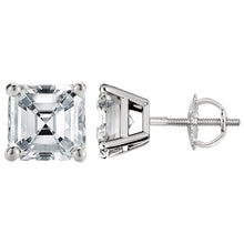 14 KARAT WHITE GOLD ASSCHER 0.25 C.T.W