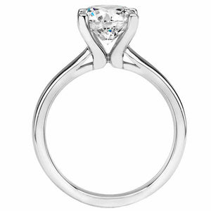 Classic Wedding Engagement Ring - Choose 14k, 18k or Platinum