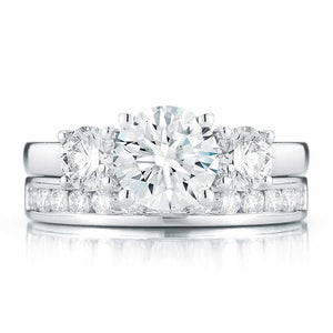 Classic Wedding Engagement Ring - Choose 14k, 18k or Platinum