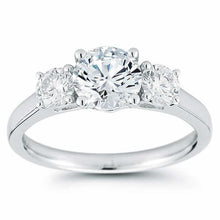 Classic Wedding Engagement Ring - Choose 14k, 18k or Platinum