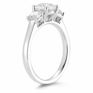 Classic Wedding Engagement Ring - Choose 14k, 18k or Platinum