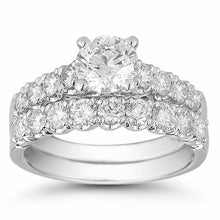 Classic Wedding Engagement Ring - Choose 14k, 18k or Platinum