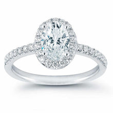 Classic Wedding Engagement Ring - Choose 14k, 18k or Platinum