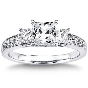 Classic Wedding Engagement Ring - Choose 14k, 18k or Platinum