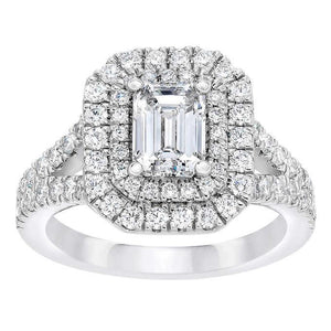 Classic Wedding Engagement Ring - Choose 14k, 18k or Platinum