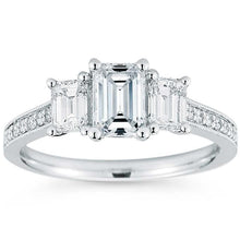 Classic Wedding Engagement Ring - Choose 14k, 18k or Platinum