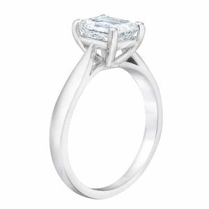 Classic Wedding Engagement Ring - Choose 14k, 18k or Platinum