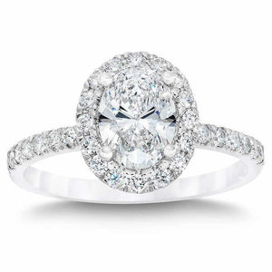 Classic Wedding Engagement Ring - Choose 14k, 18k or Platinum