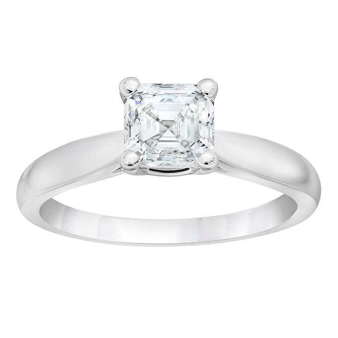 Classic Wedding Engagement Ring - Choose 14k, 18k or Platinum