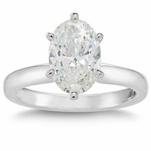 Classic Wedding Engagement Ring - Choose 14k, 18k or Platinum