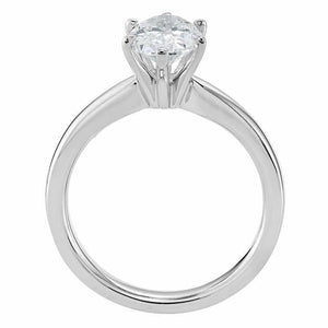 Classic Wedding Engagement Ring - Choose 14k, 18k or Platinum