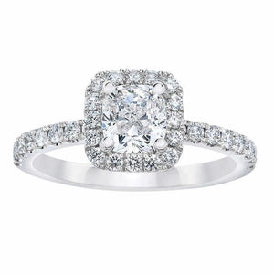 Classic Wedding Engagement Ring - Choose 14k, 18k or Platinum