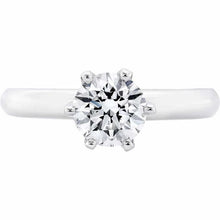 Classic Wedding Engagement Ring - Choose 14k, 18k or Platinum