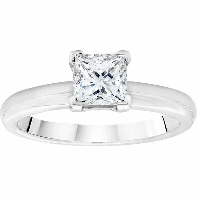 Classic Wedding Engagement Ring - Choose 14k, 18k or Platinum