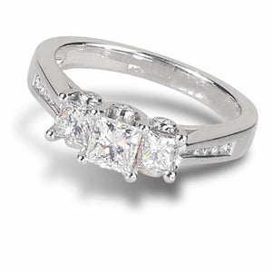 Classic Wedding Engagement Ring - Choose 14k, 18k or Platinum