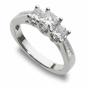 Classic Wedding Engagement Ring - Choose 14k, 18k or Platinum