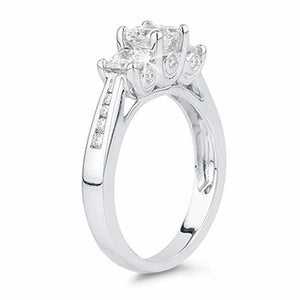 Classic Wedding Engagement Ring - Choose 14k, 18k or Platinum