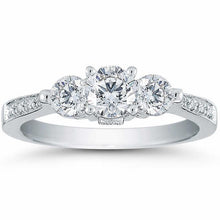 Classic Wedding Engagement Ring - Choose 14k, 18k or Platinum