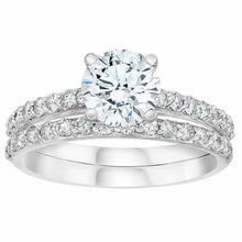 Classic Wedding Engagement Ring - Choose 14k, 18k or Platinum