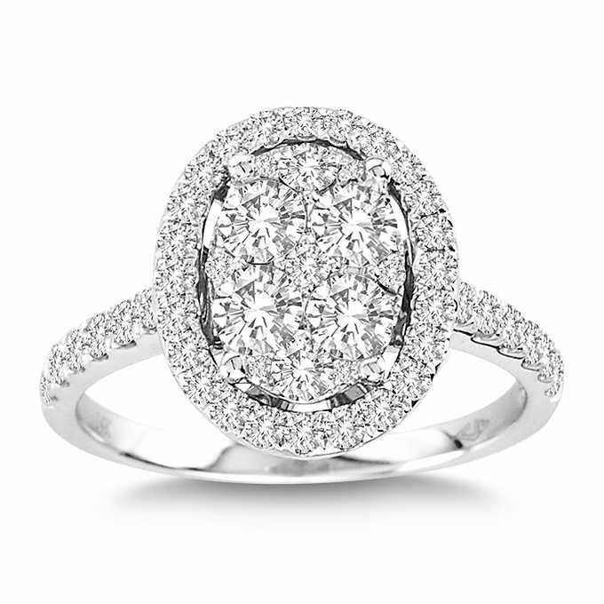 Classic Wedding Engagement Ring - Choose 14k, 18k or Platinum