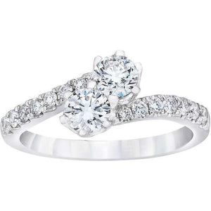 Classic Wedding Engagement Ring - Choose 14k, 18k or Platinum