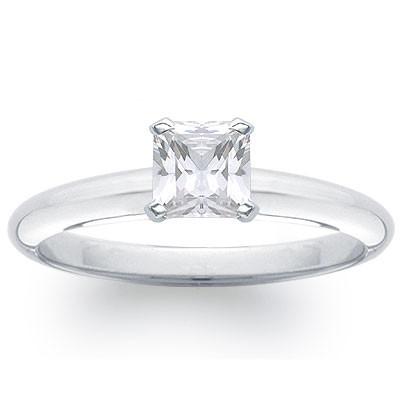 Classic Wedding Engagement Ring - Choose 14k, 18k or Platinum