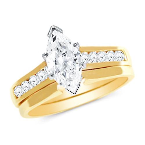 Classic Wedding Engagement Ring - Choose 14k, 18k or Platinum