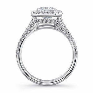 Classic Wedding Engagement Ring - Choose 14k, 18k or Platinum