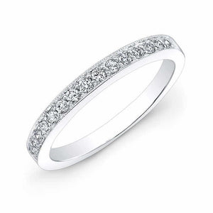 Classic Wedding Engagement Ring - Choose 14k, 18k or Platinum