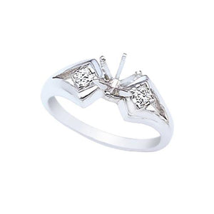 Classic Wedding Engagement Ring - Choose 14k, 18k or Platinum