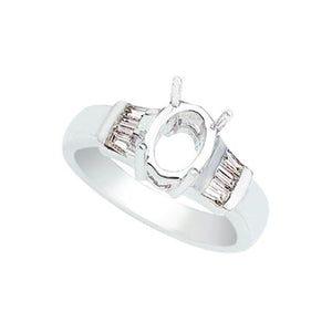 Classic Wedding Engagement Ring - Choose 14k, 18k or Platinum