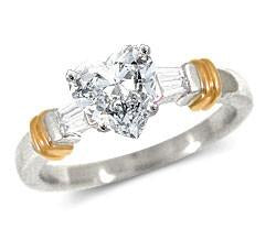 Classic Wedding Engagement Ring - Choose 14k, 18k or Platinum