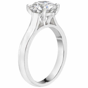 Classic Wedding Engagement Ring - Choose 14k, 18k or Platinum