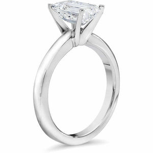 Classic Wedding Engagement Ring - Choose 14k, 18k or Platinum