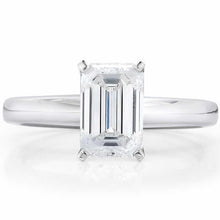 Classic Wedding Engagement Ring - Choose 14k, 18k or Platinum