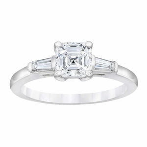 Classic Wedding Engagement Ring - Choose 14k, 18k or Platinum