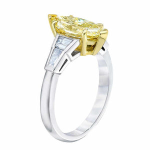 Classic Wedding Engagement Ring - Choose 14k, 18k or Platinum