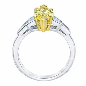 Classic Wedding Engagement Ring - Choose 14k, 18k or Platinum