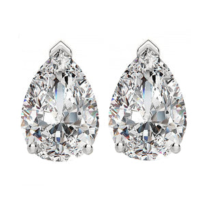 14 KARAT WHITE GOLD PEAR 0.75 C.T.W