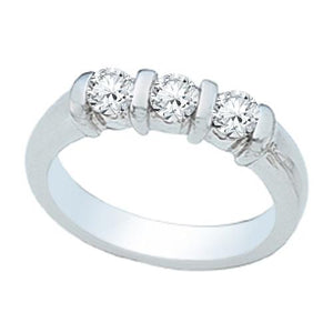 Classic Wedding Engagement Ring - Choose 14k, 18k or Platinum